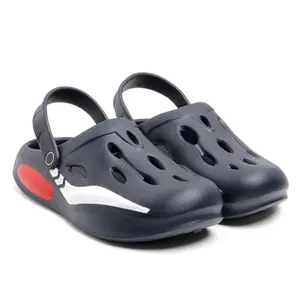 Stylo Men's Classic Casual Clogs, Stylish & Non-Slip Breathable, Lightweight Clogs| Soft and Comfortable Footwear Sandals Men & Boys Navy Blue