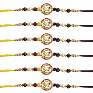 Om Rakhi for Brother Set of 6 | Religious Rakhi for Bhai