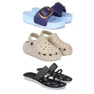 sandal for Women's,slip-ons,quality casaul sandals for Women's GRP-SAN-(3-COMBO)-1995-OO1-1946-8-EURO-39