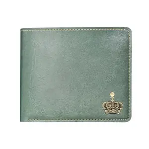 YOUR GIFT STUDIO Classy Leather Customised Men's Wallet (Green)