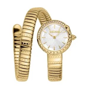 Just Cavalli JC1L301M0025 Cerchio Snake Analog Watch for Women