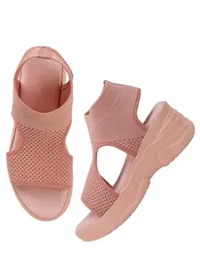 SELFIEE Trendy Platform Floater sandals For Women And Girls
