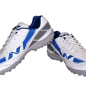 NIVIA - - Step Out & Play 479WB Synthetic Hook-1 Cricket Shoes, UK 7 (White)