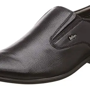 Lee Cooper Men Black Leather Formal Shoes-9 UK/India (43 EU) (LC2034BBLACK43)