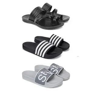 Men's Sandals | Lightweight Wear| Stylish & Easy to Wear For Men's PCV-SAN-(COMBO-3)-3152-3024-1589-7