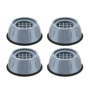 Anti Vibration Pads for Washing Machine | Washer Dryer with Suction Cup Feet Washing Machine feet Pads Bush for Grip Noise Cancelling Lifting Base