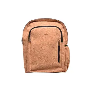 Corks Backpack for Work and Travel - Laptop Backpack - Casual/School/College Backpack, Light Brown (48 x 41 x 48 cm)