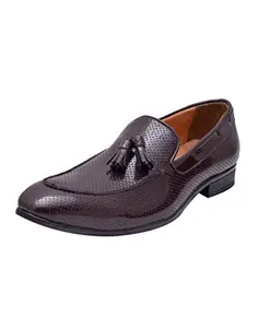 HiREL'S Men's Brown Formal Shoes-10 UK/India (44.5 EU) (hirel1214)