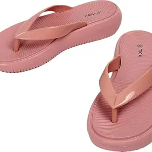 Max Women V Strap Elevated Slippers, PINK, 37