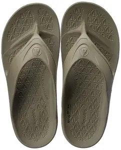 Aqualite Men NEO-252 Slipper, Khaki, 6 UK/India