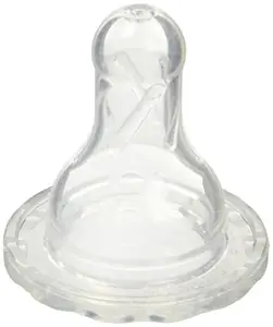 Dr. Brown's Natural Flow Silicone Nipples 330-CH - 2 Pcs, 6M+