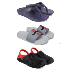 DRACKFOOT Men's Sandals | Lightweight Wear| Stylish & Easy to Wear For Men'S GRT-SAN-(3-COMBO)-3153-1590-3148-9