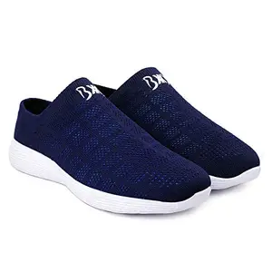 BXXY Men's Casual Blue Outdoor Walking Socks Shoes
