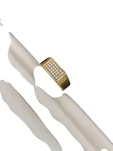 Stylish Men's Designer Ring Diamond Gold Ring For Men Ring/Gold Ring||JEWELRYRING-279-21