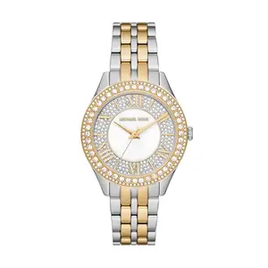 Michael Kors Stainless Steel Analog Silver Dial Women's Watch-Mk4811, Band Color:Multicolor