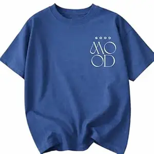 LOUIS ELORA Motivational Womens Over Sized T Shirt Graphic T-Shirt, Cotton, Short Sleeve, Casual Wear