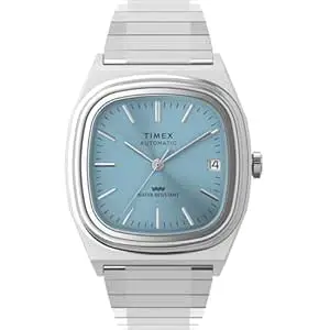 TIMEX Square 34mm Blue Dial Mechanical Automatic Men Watch - TW2Y66700IK
