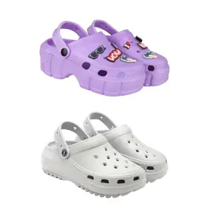 SPORTER Extra Soft Classic Casual wear with Ultra Soft Flexibility Technology flip Flop for Women's/Girl's(2012+6128) Multicolor