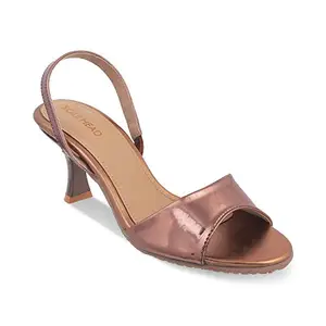 SOLE HEAD Bronze Women Heels Sandal