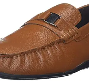 Lee Cooper Men's Formal Tan Leather Uniform Dress Shoe-9 UK (43 EU) (LC3440BITAN)