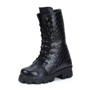 Snasta Women Black Winter Boots-8 UK