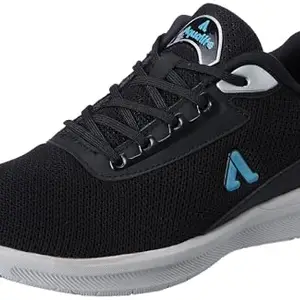 Aqualite Men Sniper Shoes, Black/M.Blue, 6 UK/India