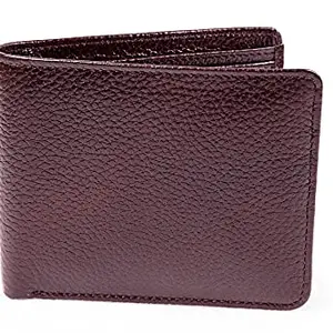 HQMS New Mens Leather Wallet Brown