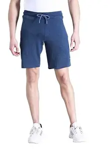 CROCODILE Men Solid Track Shorts | Comfort Fit | Mid Rise | Drawstring Waist | Above Knee Length | Casual Sports Lounge Shorts