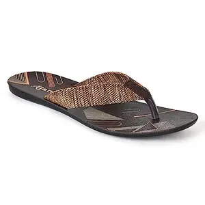 AJANTA Men Brown Flat Sandal