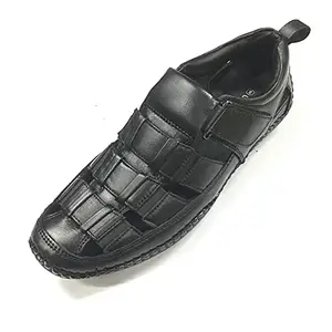 GANAADOR Branded Mens YUMA Cushioned Leather Casual | Ethnic | Traditional Fishermen lightweight | Sandals