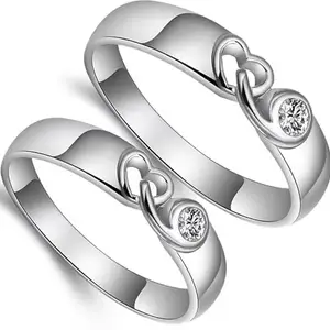 Women Heart with Crystal Couple Ring (IR747)