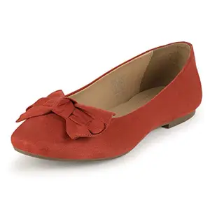 Mode by Red Tape Women's Rust Flat Sandal-6.5 Kids UK (MRL1627)
