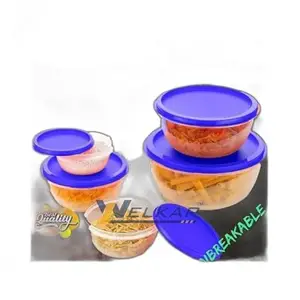 Kitchen Container |250+450+800+1400+2500 ml| Stackable Refrigerator Organizer for Fresh Food Storage | BPA-Free Kitchen Solution Transparent food storage Stackable frid|design - 486for home