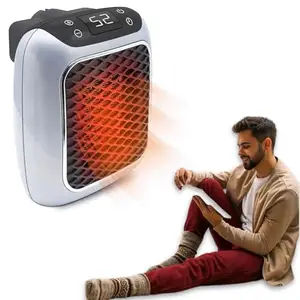 Drumstone (Special 10 Years Warranty) Mini Heater with LED Controls – Adjustable Thermostat for Customized Comfort, Quick Heating Mini Heater, Plug & Play Convenience with Safety Features