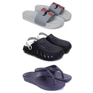 Men's Sandals | Lightweight Wear| Stylish & Easy to Wear For Men's GPT-SAN-(3-COMBO)-1590-3149-3153-8