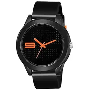 Acnos Premium Analog Unisex Watch Round Dial 6 Diffrent Color Digit Options Watch for Men Women