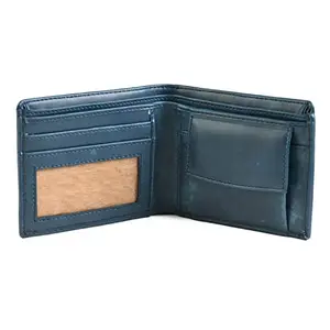 Keviv® Genuine Leather Wallet for Men | Men's Wallets (Blue)