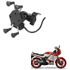 Auto Pearl -Waterproof Motorcycle Bikes Bicycle Handlebar Mount Holder Case(Upto 5.5 inches) for Cell Phone - Yamaha RD350