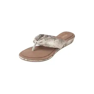 Metro Women's Gold Pattern Finish Pattern Finish Sandal UK/3 EU/36(32-1190)