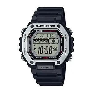 Casio Digital Black Dial Men's Watch-MWD-110H-1AVDF