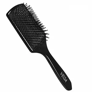 Vega Premium Collection Mini Paddle Hair Brush (India's No.1* Hair Brush Brand) for Men & Women, Black, (8586 M)