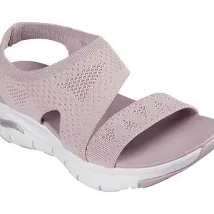 Skechers Womens ARCH FIT - BRIGHTEST DAY Lilac Casual Sandals