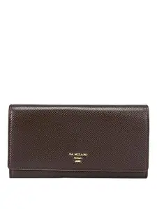 Da Milano Genuine Leather Brown Ladies Wallet (0988H)