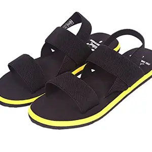 ALTEK Men's Outdoor Sandals ComfortableTrendy Floaters Casual and Stylish Sandals for Walking Working All Day Wear- (14237, Black)