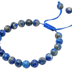 AANGAN AURA Crystal Healing Bracelet for Women & Men – AAA Grade Natural Gemstone Beads – Adjustable 8mm Yoga Reiki Sodalite Meditation Jewelry – Feng Shui Energy Balance Wristband