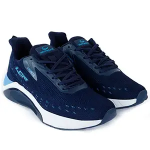 Lancer Mens PLATINUM-26 Blue Running Shoe - 10 UK (PLATINUM-26NBL-SBL-10)
