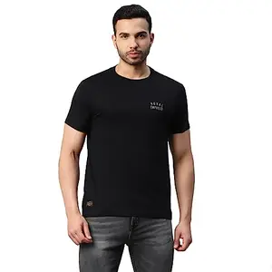 Royal Enfield Long Way Home Black T-Shirt (S) 38 CM