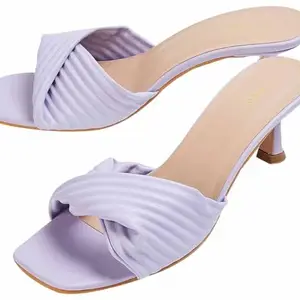 Max Women Ivory Sandals,LILAC,40