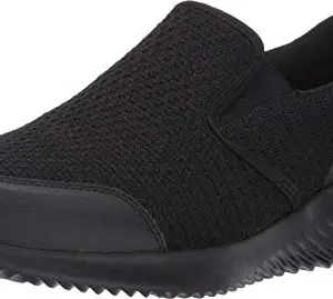 Skechers mens BOUNDER-VERTVILLE BLACK Running Shoe - 10 UK (52507)