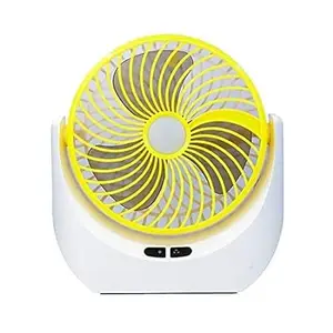TEN DA INDIA Powerful Rechargeable 1.88 Watts High-Speed Table Fan